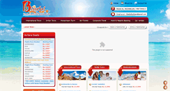 Desktop Screenshot of blissfulholidays.com